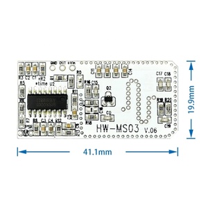 Módulo de Sensor de movimiento de rendimiento de HW-MS03, Sensor de movimiento de Radar de 2,4 GHz a 5,8 GHz - Product Image 2