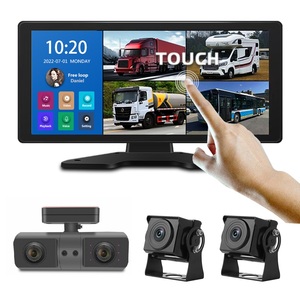 4-<strong>Channel</strong> 1080p Truck Dash Cam 10.36inch Touch Screen MP5 DVR <strong>Vehicle</strong> Mirror Camera System for Car Bus Parking Black Box - Product Image 5