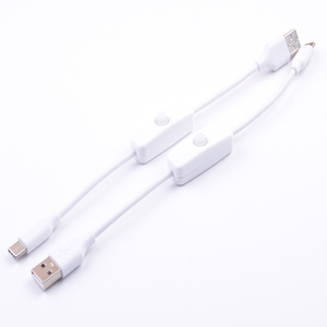 USB tipo C interruttore di alimentazione cavo PVC/intrecciato schermatura TPE Raspberry Pi stampante Computer Tablet lettore di codici a barre multiuso - Product Image 4