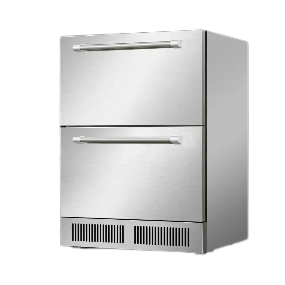 Large Restaurant Refrigerator Solid Door Upright Chiller 1-10Degree Commercial Freezers Refrigerators