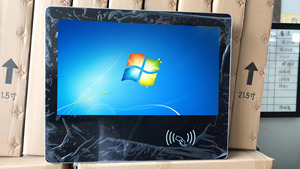 Pure Flat HD Pantalla táctil capacitiva de 15,6 pulgadas Computadora industrial Panel todo en uno PC I3/i5/i7 con lector de tarjetas RFID/NFC - Product Image 2