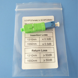 SC/APCオス-LC/UPCメス光ファイバーアダプターSM SC-LCアダプターイーサネットネットワーク - Product Image 5