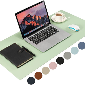 2-Sided Large Square <strong>Computer</strong> Desk Mat Dual-<strong>Use</strong> for Laptop <strong>Keyboard</strong> &amp; <strong>Mouse</strong> Easy Cleaning Big Size Desktop Office Mat Square - Product Image 1