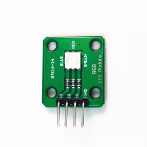 Rotes grünes und blaues RGB-LED-Modul für die Blitz demonstration des Arduino UNO R3-TEST-Programms