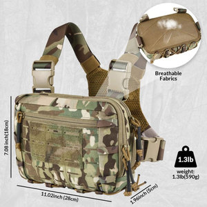 Tas Rig dada Recon MOLLE membongkar tas taktis harnes taktis kantung Rig dada Molle - Product Image 6