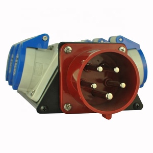 JOYRAY 6 Way Power Distribution Box <strong>Input</strong> 5Pin 32A CEE Male <strong>Output</strong> 6pcs 16A Sockets CEE Stage Power <strong>Distributor</strong> - Product Image 2