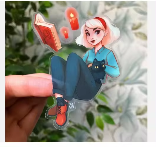 Autocollant transparent