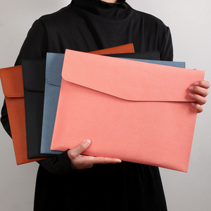 Không thấm nước tài liệu Pouch A4 tập tin thư mục tài liệu chủ danh mục đầu tư thư mục PU Túi da cho các tài liệu tổ chức - Product Image 3