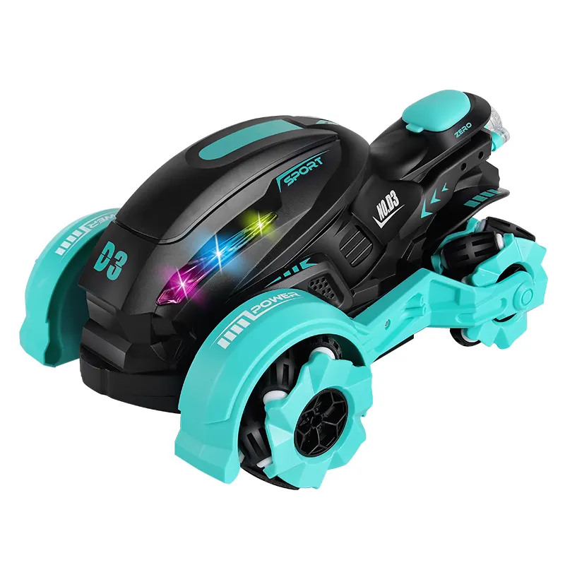 Remote control motorcycle multi function with spray kids toy
