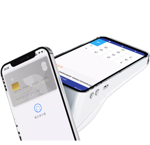 2 SIM yuvası POS terminali mobil kasiyer elektronik ödeme makinesi desteği Apple Pay mobil NFC ödeme POS - Product Image 1