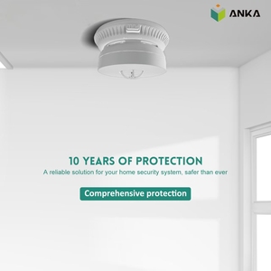 220-240V互联温度检测器10年主电源硬件火灾用热报警器