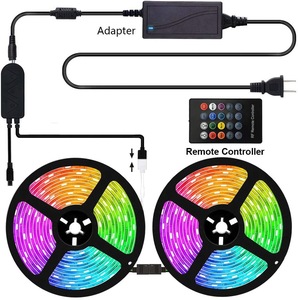 10 metre dijital kovalayan Rgb Led ışık şerit uzaktan kumanda Rgb işık dijital 60leds/m 24v Rgbw Led şerit - Product Image 1