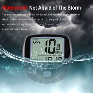 Multi <strong>Functions</strong> <strong>Wireless</strong> <strong>Cycling</strong> <strong>Computer</strong> Smart Backlight Bike Speedometer Portable LED Screen <strong>Wireless</strong> Bicycle <strong>Computer</strong> - Product Image 6