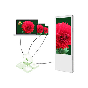 Wifi commerciale 23.6 pollici Display LCD parete parete ascensore pubblicità macchina lettore multimediale pubblicitario - Product Image 4