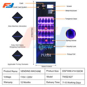 定制饮料零食自动售货机日用品迷你自动售货机出售 - Product Image 4