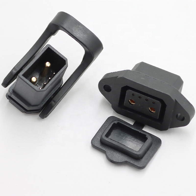 2+4 male and female plugs