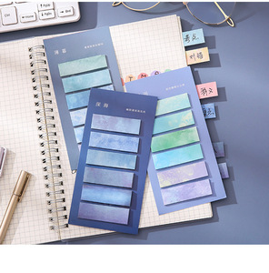 <strong>New</strong> Fashion Customized Unique Sticky Notes Rectangular Size Printed Colored Office Sticky Note Tabs Set for <strong>Writing</strong> - Product Image 4