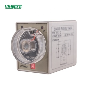 AH3-2 AH3-1 AH3-3 DPDT 12VDC 24VDC AC/DC 112-240V Timer delay relay - Product Image 2
