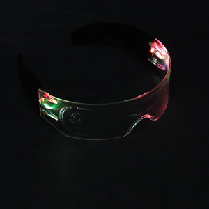 Cosplay LED Light up kính phát sáng trong bóng tối Nguồn cung cấp bên ánh sáng lên kính mặt trời <span class=keywords><strong>2025</strong></span> Shades màn trập cho người lớn - Product Image 6