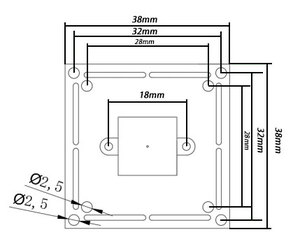 4K 8MP COMS IMX415 USB HD modulo fotocamera grandangolare senza obiettivo distorsione Webcam per Windows Android Raspberry Pi Liunx - Product Image 4