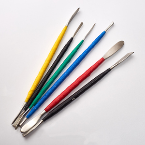 Cpatrick 6 cái/bộ Cay Công Cụ Gốm Điêu Khắc Nghệ Thuật Handmade Tự Làm Fimos Đất Sét Công Cụ Thép Không Gỉ Hai Đầu Nhà Thủ Công Công Công Cụ - Product Image 3