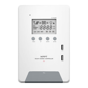 中国制造商定制双USB自动太阳能充电控制器60A 12V/24v PWM太阳能充电控制器30A额定电流 - Product Image 1