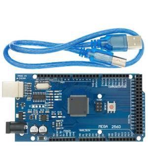 Arduino MEGA 2560 R3 (ATmega2560-16AU CH340G) Pro mini MEGA2560 AVR USB kurulu geliştirme kurulu ile arduino için kablo