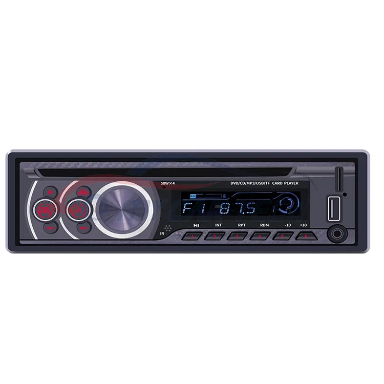 ミラーリンクMP3を備えた1つのシングルディンカーDVDプレーヤーカーステレオCDプレーヤー自動オーディオラジオ