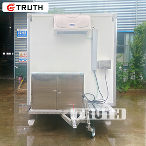 厂家直销小冷室封闭式拖车定制冰箱冷藏箱鱼奶肉冷藏箱拖车 - Product Image 3