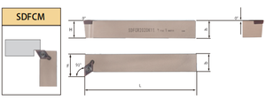 SDFCL1616H高精度刀具数控机床车床车刀 - Product Image 3
