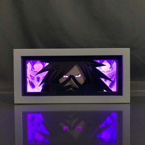 ZDD 101-200 şarj edilebilir Anime Led gece lambası kağıt kesim lightbox dokunmatik renk değiştirme için yatak odası dekoru Anime ışık kutusu uzaktan - Product Image 6