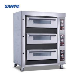 Nướng thiết bị thép không gỉ thương mại Lò nướng điện bánh Pizza nướng boong lò Lò nướng điện - Product Image 4