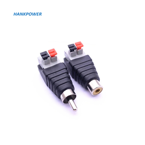 AV公连接器夹无线焊接<span class=keywords><strong>RCA</strong></span>母连接器按压弹簧端子音频适配器插头 - Product Image 3