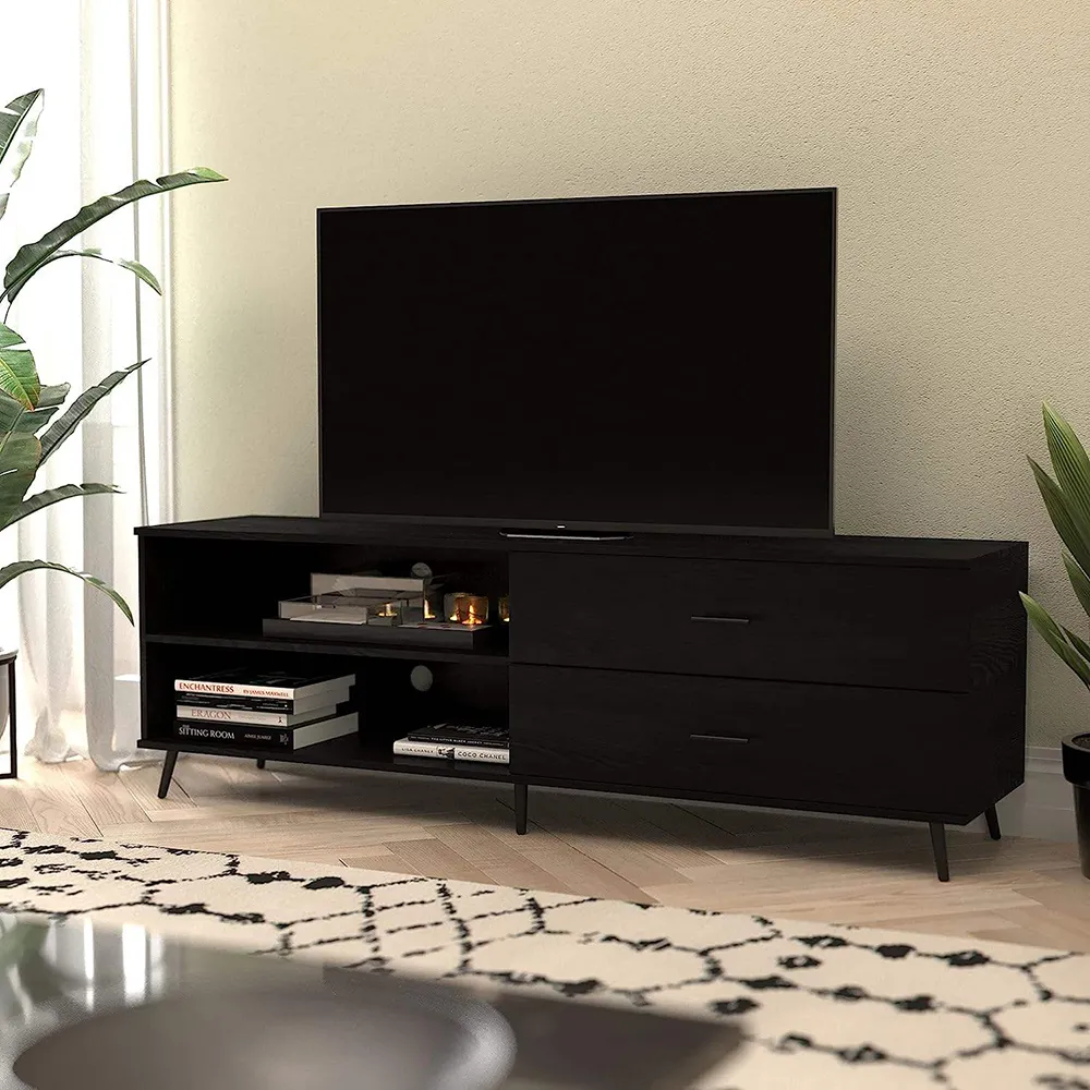 Gabinete de TV de moda: material Mdf Color personalizable Eleve su sala de estar con una mesa de TV