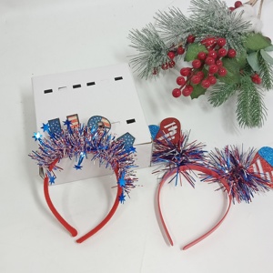 2025 New Product 4th of <strong>July</strong> American Independence Day <strong>Hair</strong> Hoop Decoration American Flag Headband