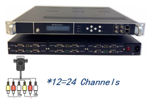 Modulatore Encoder Headend digitale CATV AV a RF MPEG2 modulatore DVBT 4 supporti DVBC DVBT ISDBT ATSC - Product Image 3