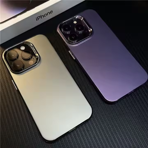 เคสโทรศัพท์สองชั้นสีเงินแบบเลนส์ชุบแข็งไฟฟ้าสำหรับ iPhone 16 15 14 13 PRO MAX - Product Image 3