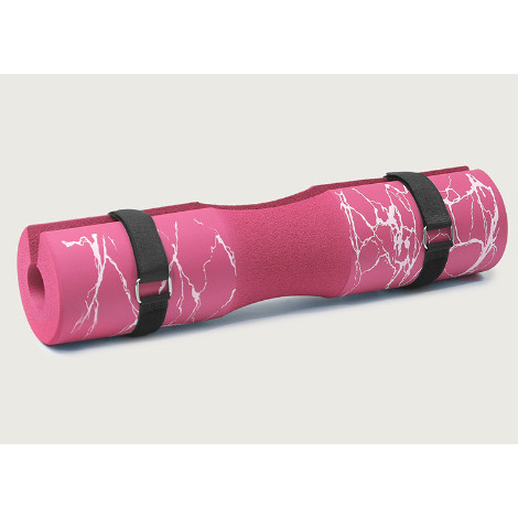 Marble-patterned bright pink