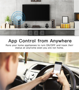 UE 2 gang WiFi Intelligente Interruttore Della Luce Pulsante di Vita Intelligente Tuya APP Telecomando Funziona con Alexa Amazon intelligente altoparlante - Product Image 3