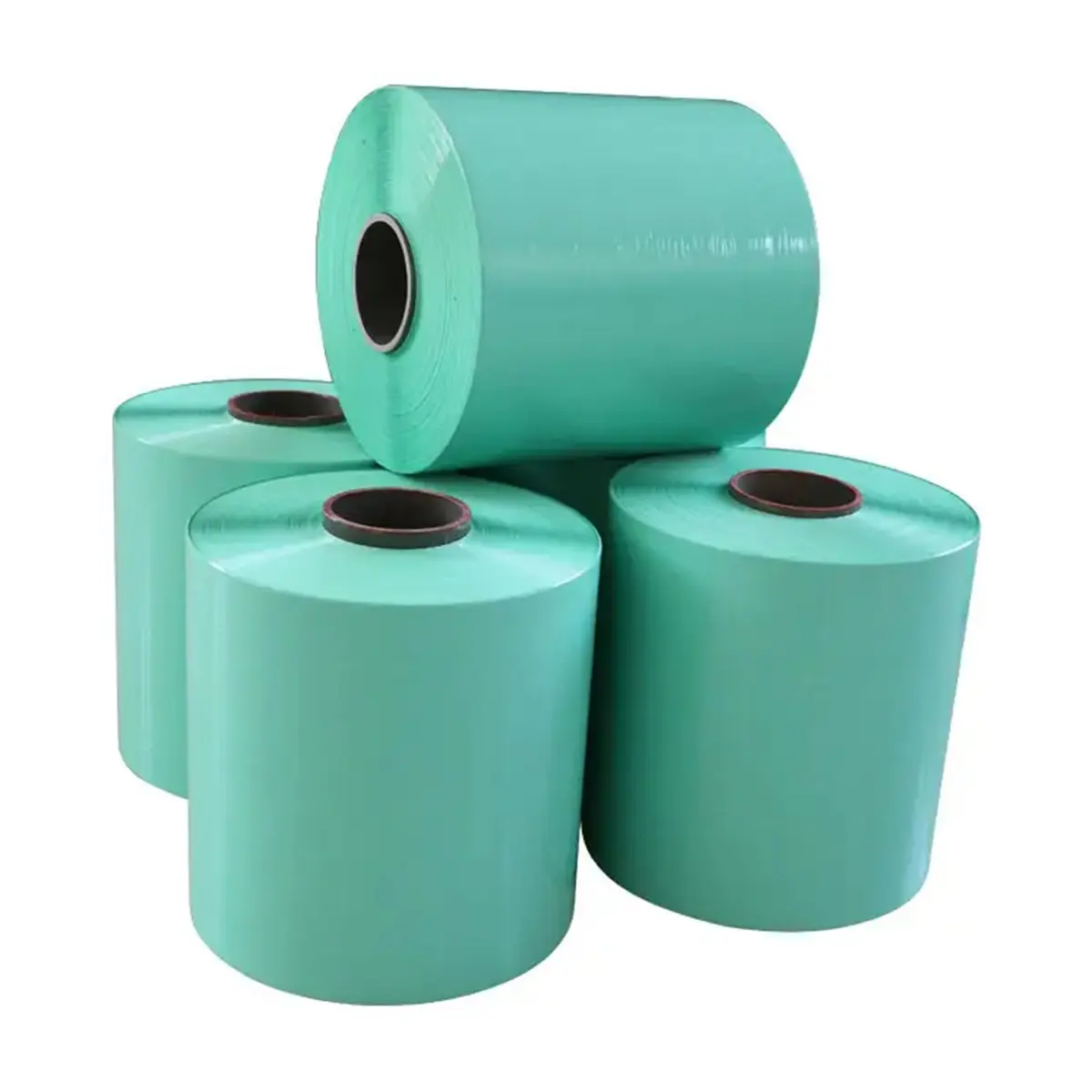 Vente en gros 5 couches de foin emballage plastique agricole 1800m protection UV film d'ensilage vert