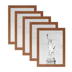 Çerçeveler resim A4 & A3 Poster çerçevesi 6x8 resimler için siyah ahşap resim çerçeveleri 3 & 4 & 6 Set - Product Image 5