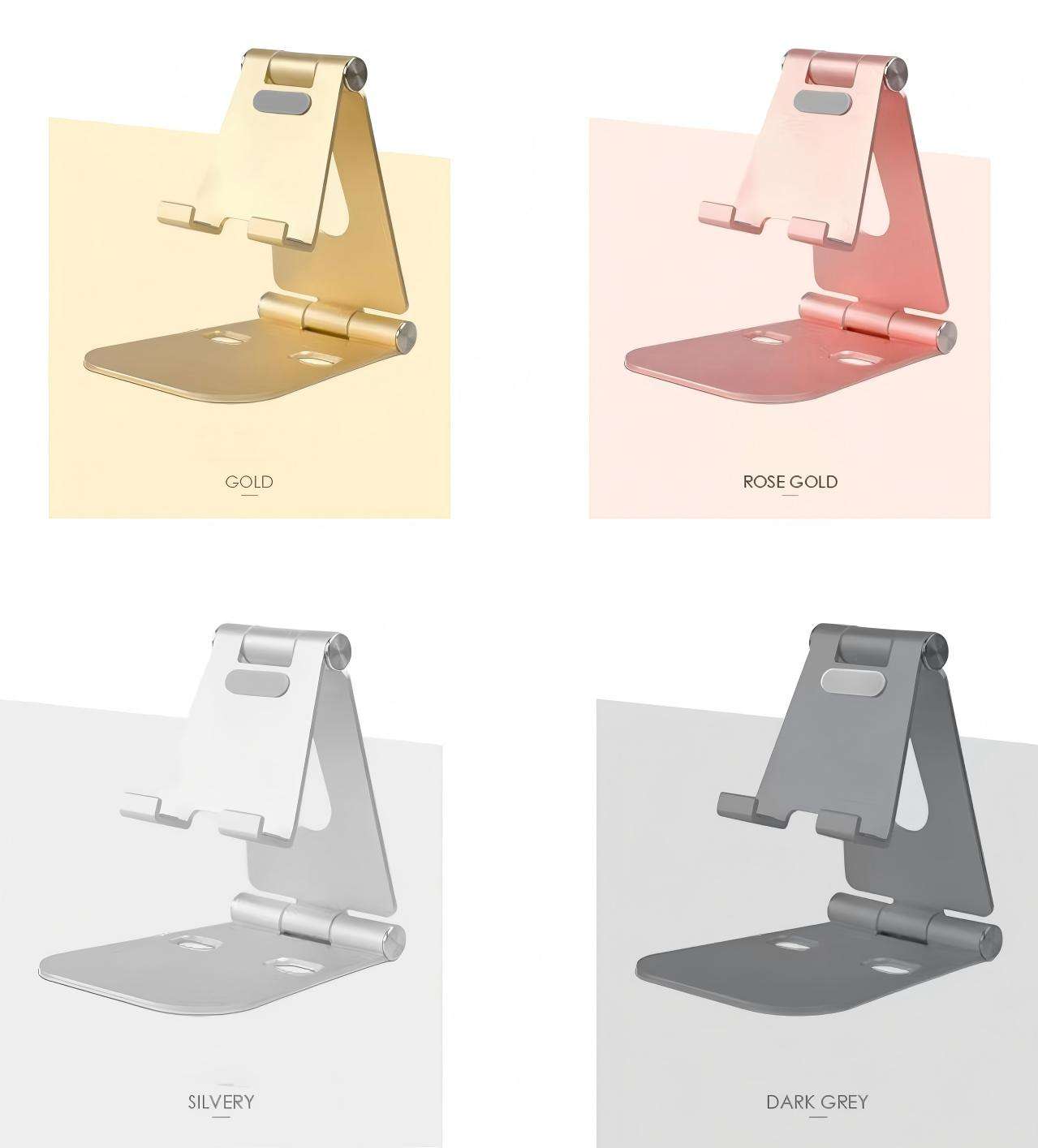 Gold, rose gold, silver, gray, black, red