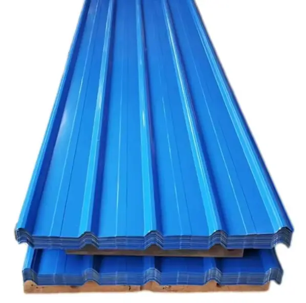 Sıcak satış galvanize tabaka Metal çatı fiyatı/GI oluklu sac/çinko çatı levhası demir çatı kaplama levhası