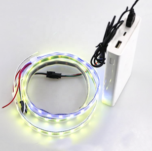 カスタム3.3V 3v 3.7v 5v usb w2812b ws 2812 144 led rgb digit led strip - Product Image 2