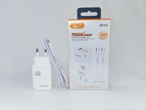 JOKADE 65W GaN 2C1A hızlı şarj seti şarj PD3.0 QC5.0, ab tak Laptop için 100W kablo ile Tablet telefon - Product Image 5
