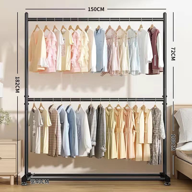180cm tall, 150cm long, black