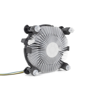 12V RGB LEDラジエータークーラー4ピン銅アルミPCコンピュータプロセッサ冷却ファンCPUクーラーファンボックスコンピュータケース用 - Product Image 4