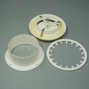 Runde Kunststoffs cheibe Wand lüftung Luft auslässe Diffusor Abluft entlüftung Decken verteiler für Lüftungs system - Product Image 4