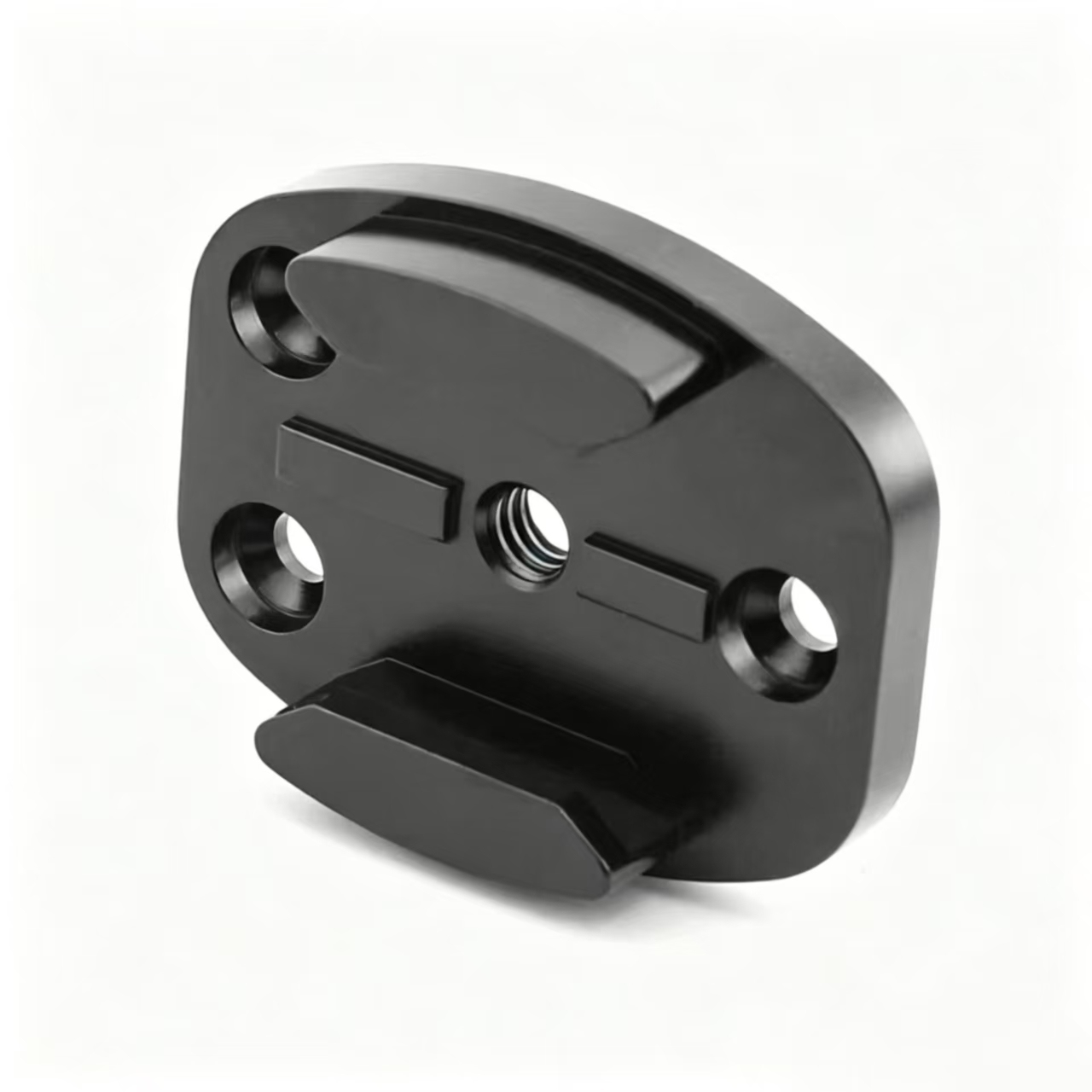 Black round base