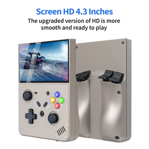 新しいR43ProハンドヘルドゲームコンソールポータブルポケットゲームプレーヤーR36SLinuxシステムPSPPS1子供向けギフト用